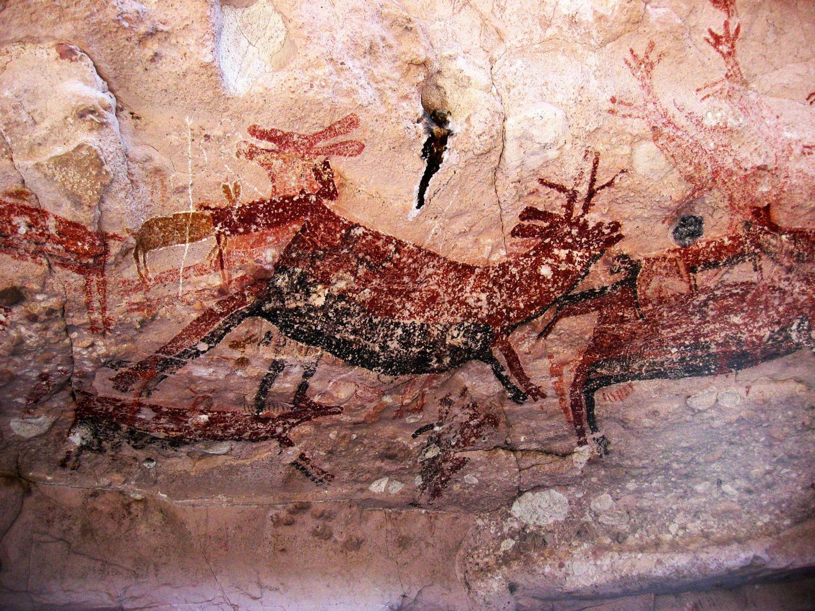 Cueva Boca San Julio.  About a mile from Cueva Pintada.  Linked large and small deer dominate this site.