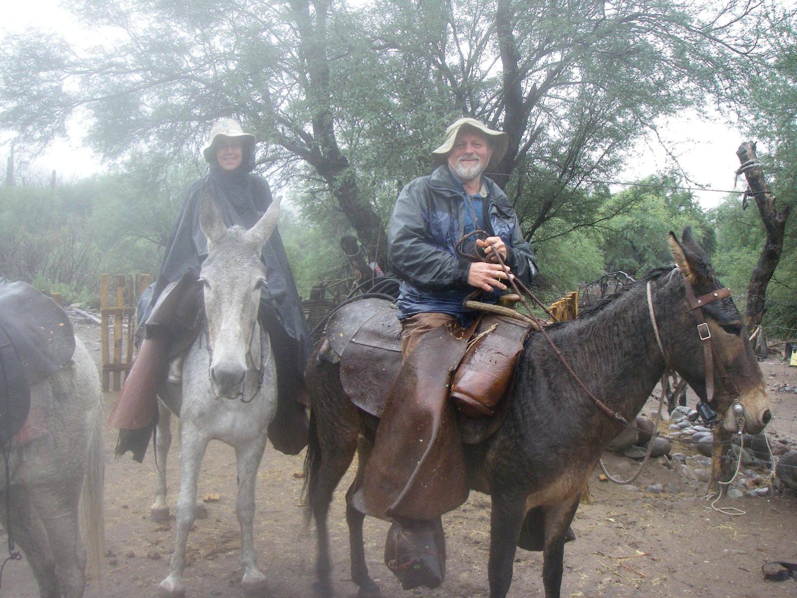 Lucero and I back at the rancho.