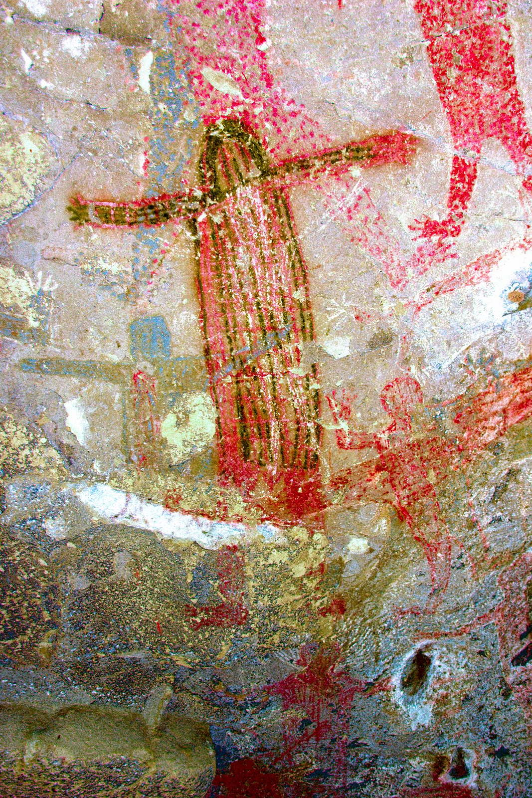 There is a crude white mono drawn on top. (LWE)