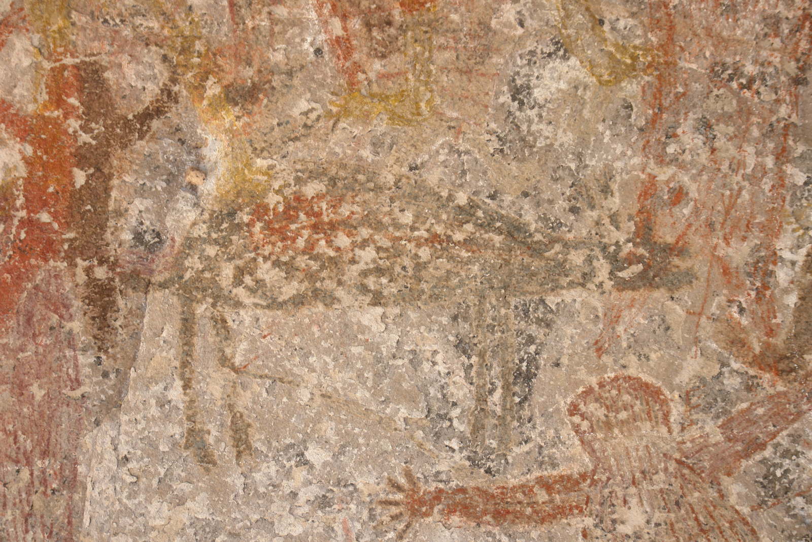 Closeup of the deer.