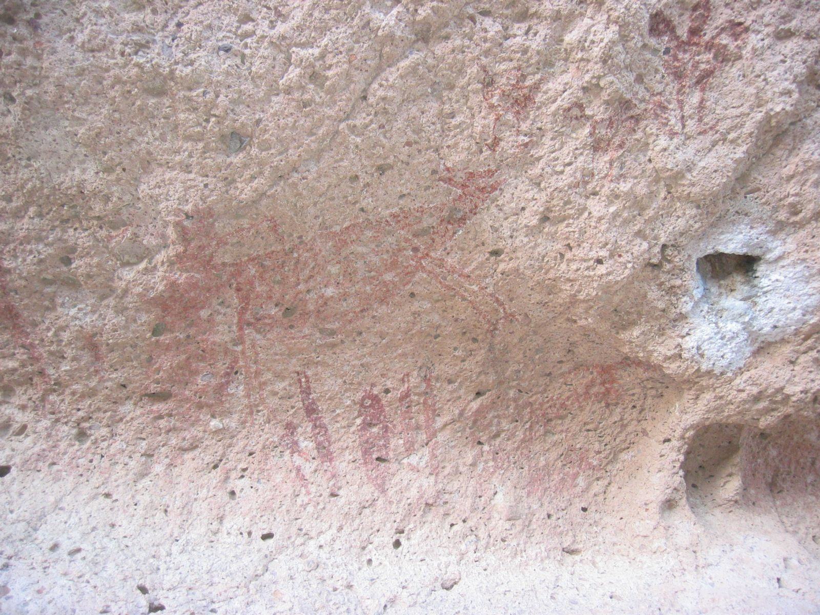 Another faded panel at Loma Cuevada.