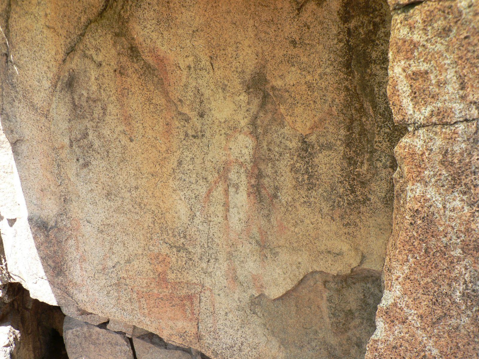 A pictograph panel at Mission San Fernando.